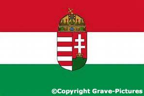 Flagge der Hungarian Republic