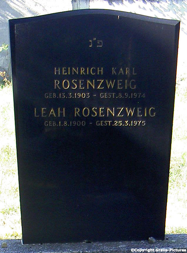 Rosenzweig Heinrich Karl